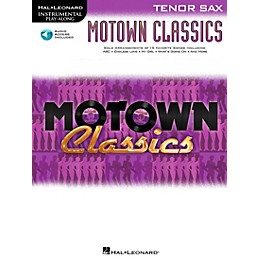 Hal Leonard Motown Classics - Instrumental Play-Along Book/Digital Download Tenor Saxophone