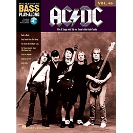 Music Sales AC/DC - Bass Play-Along Volume 40 (Book/CD)