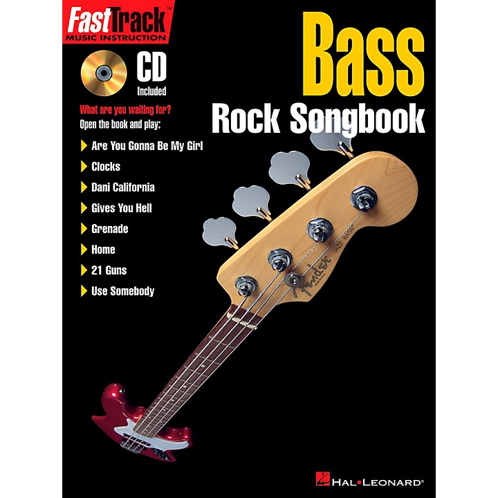 Hal Leonard FastTrack Bass Rock Songbook Book/CD Guitar Center