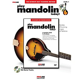 Proline Play Mandolin Today! Method Book With CD/DVD