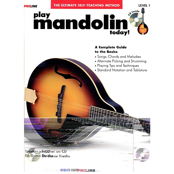 Proline Play Mandolin Today! Method Book With CD/DVD