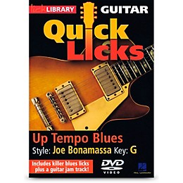 Hal Leonard Quick Licks Joe Bonamassa Up Tempo Blues DVD