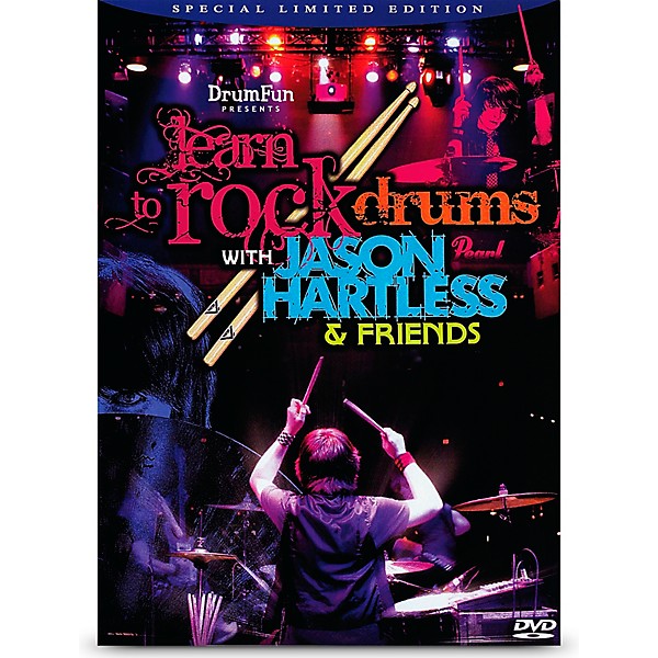 Hal Leonard Learn To Rock Drums With Jason Hartless & Friends DVD