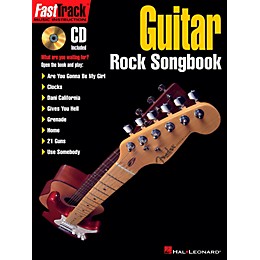Hal Leonard FastTrack Guitar Rock Songbook Book/CD