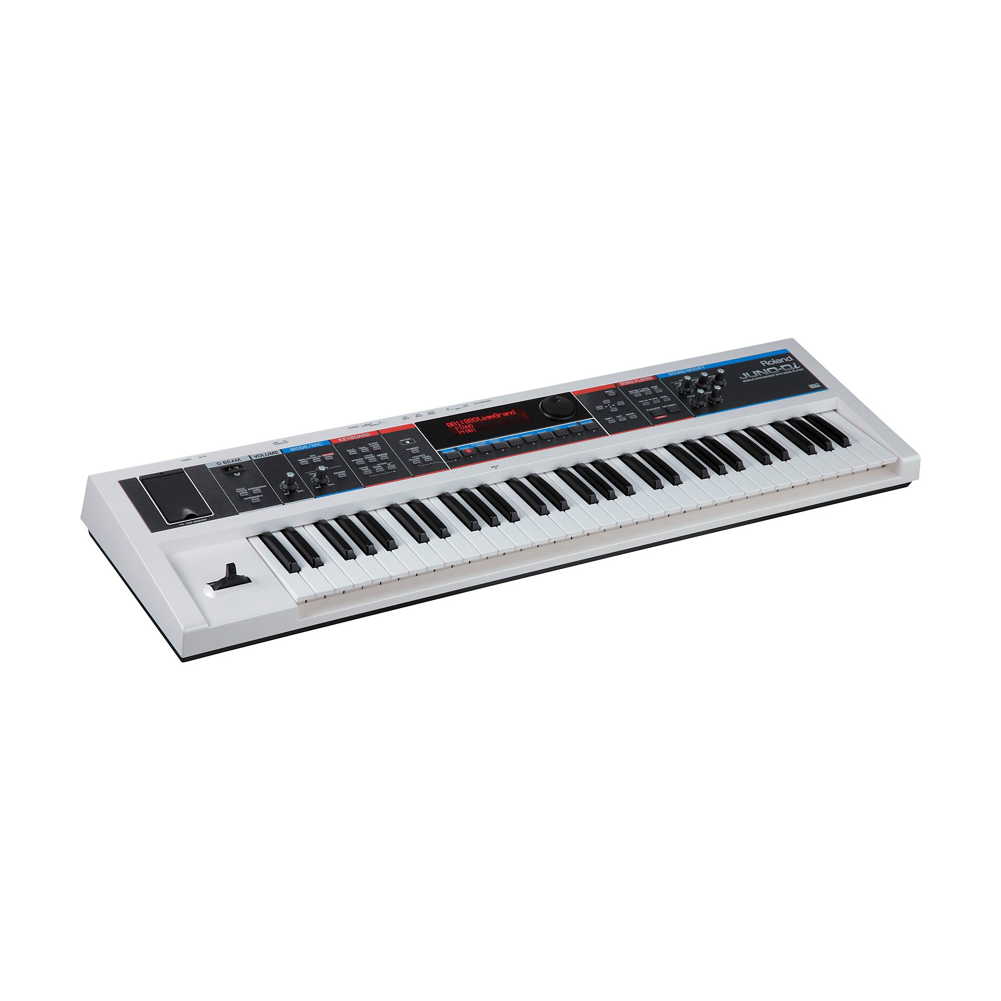 Roland JUNO-Di シンセサイザー　ホワイト Open Box Roland JUNO-Di Mobile Synthesizer White White