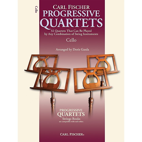 Carl Fischer Progressive Quartets for Strings- Cello (Book)