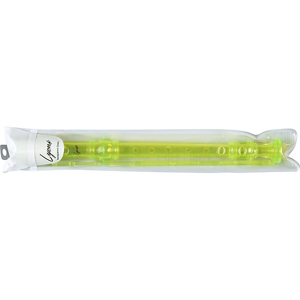 Lyons Soprano Recorder Transparent Green