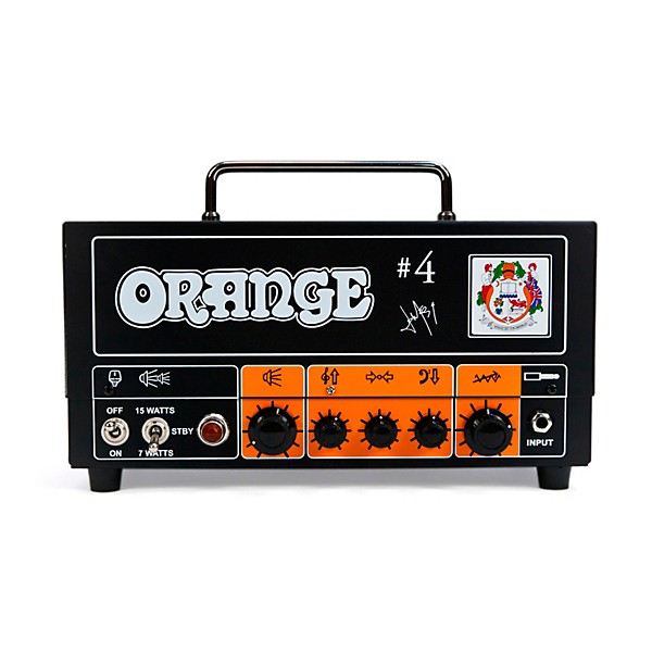 Open Box Orange Amplifiers Tiny Terror TT15JR Jim Root #4 Signature 15W Tube Guitar Amp Head Level 2 Orange 888366065297