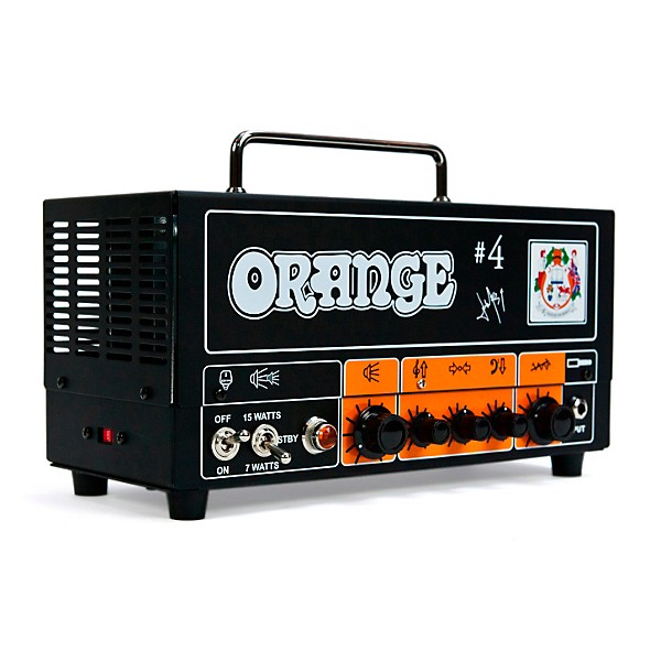 Open Box Orange Amplifiers Tiny Terror TT15JR Jim Root #4 Signature 15W Tube Guitar Amp Head Level 1 Orange