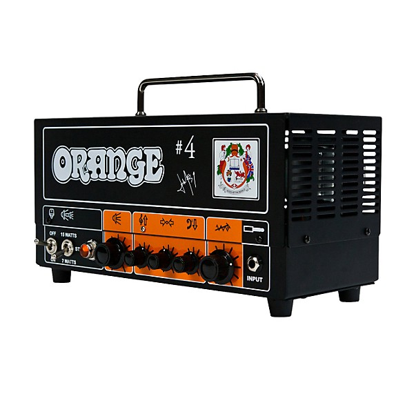 Open Box Orange Amplifiers Tiny Terror TT15JR Jim Root #4 Signature 15W Tube Guitar Amp Head Level 2 Orange 888366065297