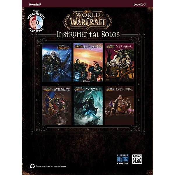 Alfred World of Warcraft Instrumental Solos Horn in F Book & CD