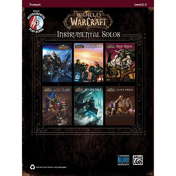 Alfred World of Warcraft Instrumental Solos Trumpet Book & CD