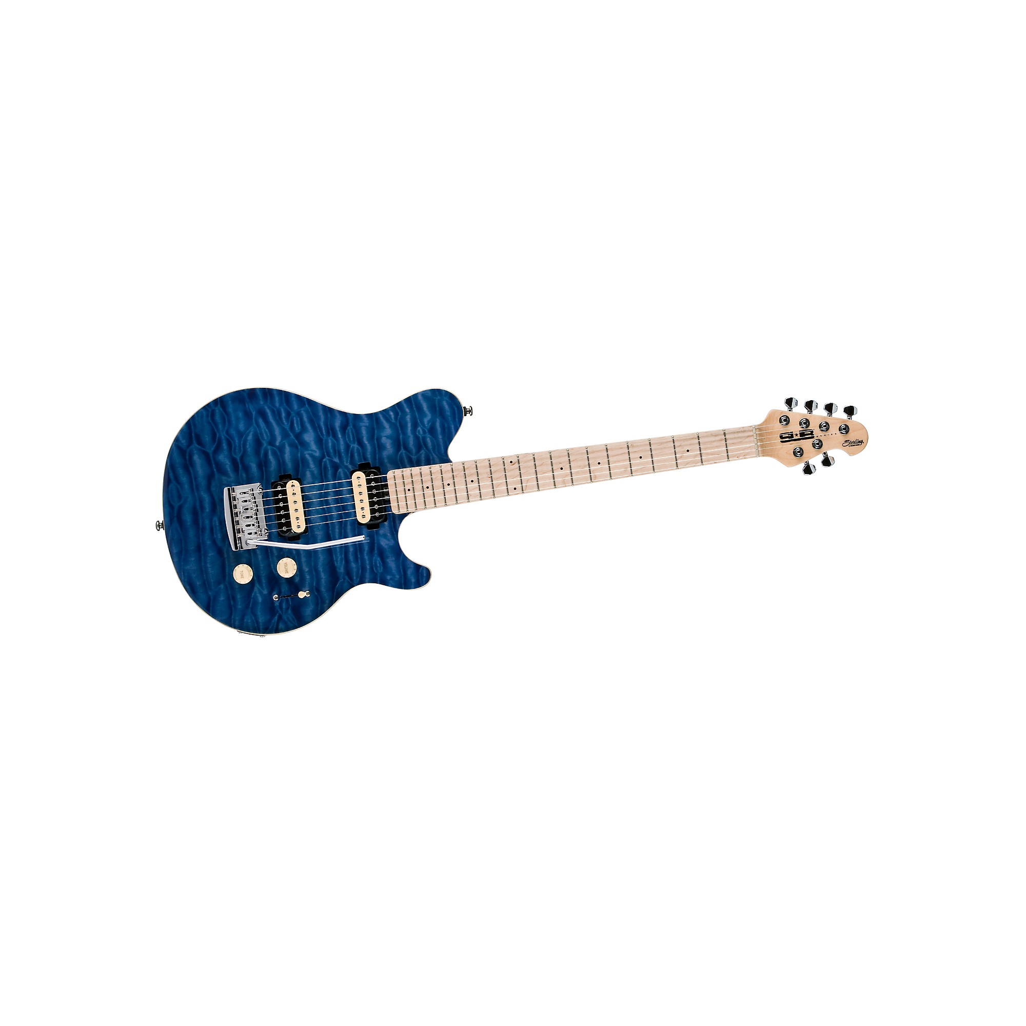 Sterling by Music Man Transparent Blue | Guitar Center