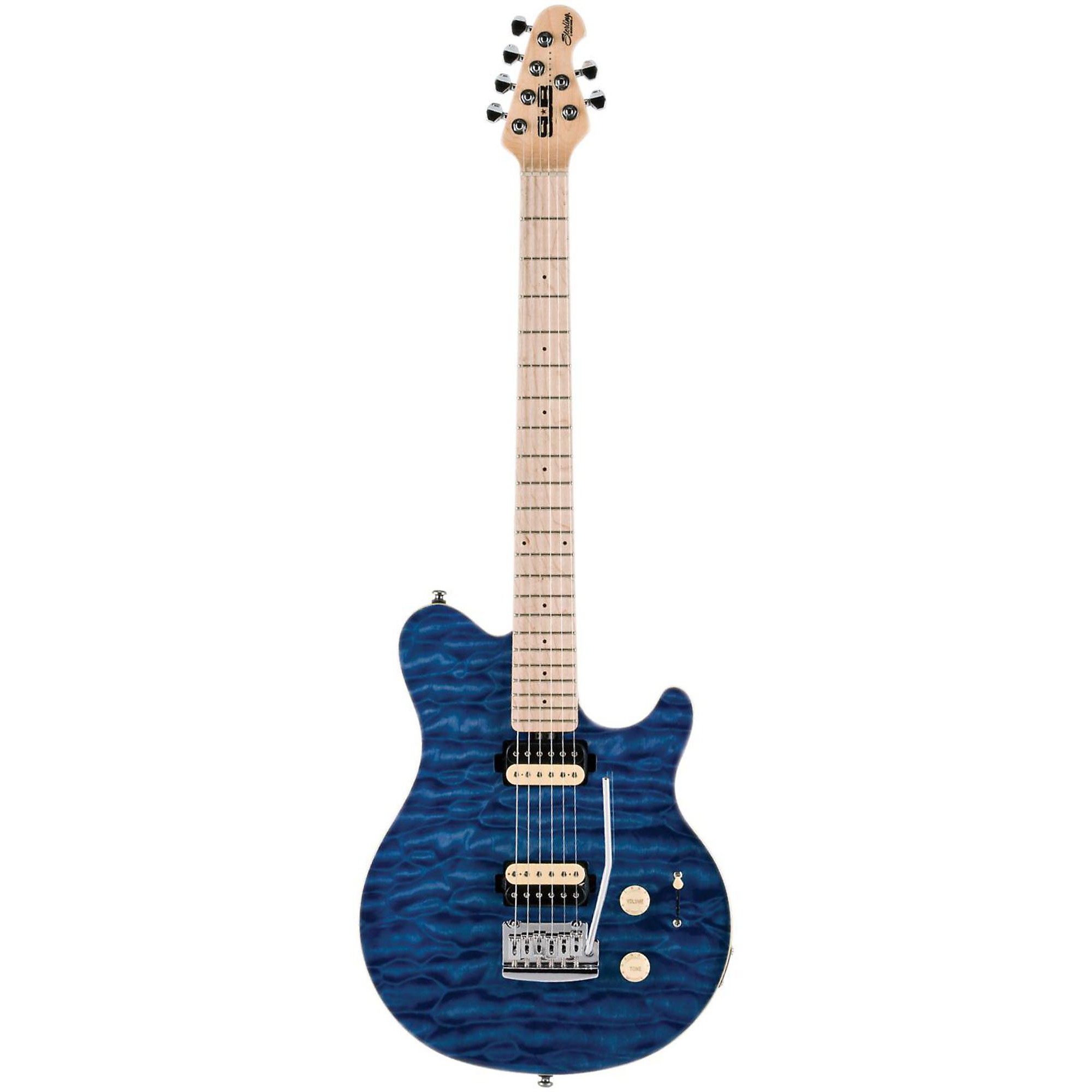 Sterling by Music Man Transparent Blue | Guitar Center