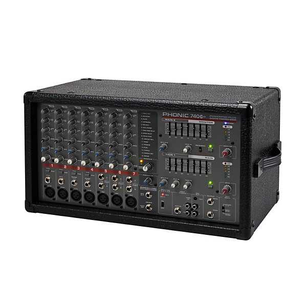 Restock Phonic Powerpod 740 FR 7-Channel Powered Mixer with DFX