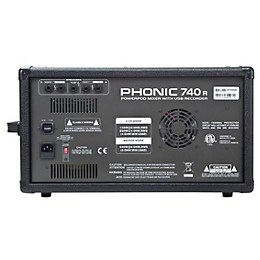 Restock Phonic Powerpod 740 FR 7-Channel Powered Mixer with DFX