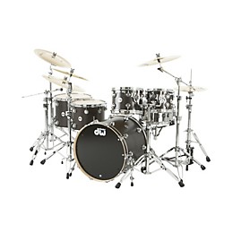 DW Collector's Series Satin Oil 5-Piece Shell Pack Ebony Chrome Hardware