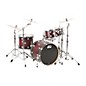 DW Collector's Series Satin Specialty 4-Piece Shell Pack Twisted Cherry to Black Burst Satin Chrome Hardware thumbnail