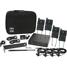 Open Box Galaxy Audio AS-1800-4 Band Pack Wireless System Level 1 Freq. Code B3