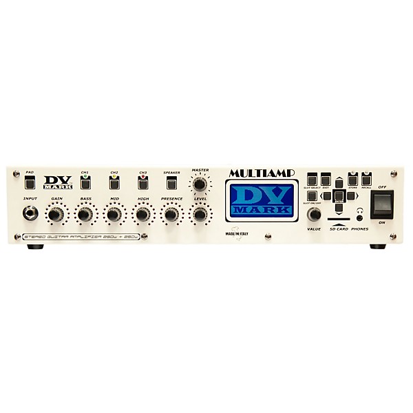 DV Mark Multiamp 3-Channel Preamp/Effects Processor/Power Amp White