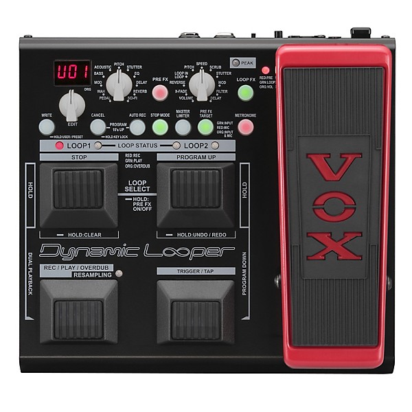VOX Dynamic Looper Pedal Black