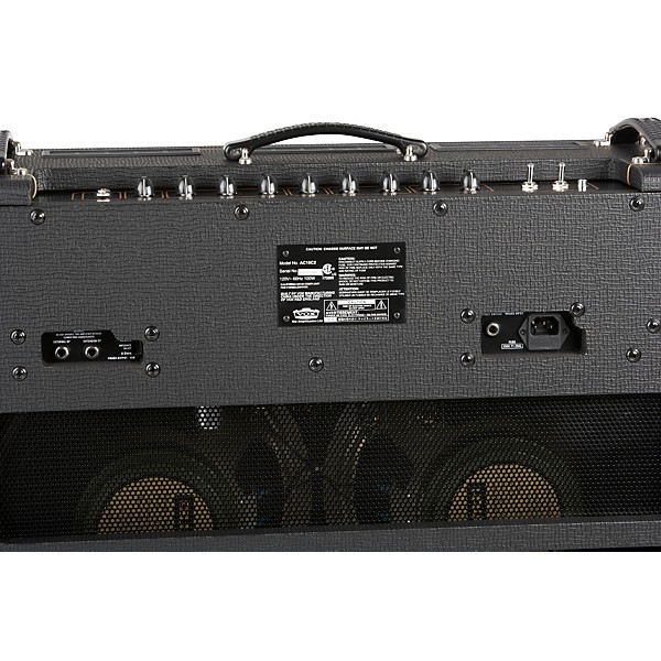 Open Box VOX Custom AC15C2 15W 2x12 Tube Guitar Combo Amp Level 1 Black