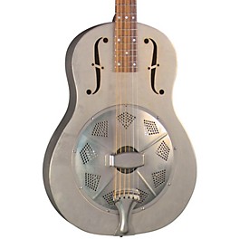 Regal RC-43 Antiqued Nickel-Plated Body Triolian Resonator Guitar Antique nickel-plated