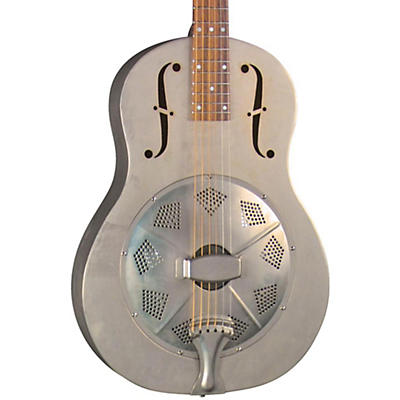 Regal Rc-43 Antiqued Nickel-Plated Body Triolian Resonator Guitar Antique Nickel-Plated for sale