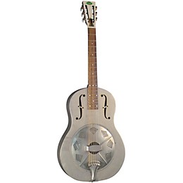 Regal RC-43 Antiqued Nickel-Plated Body Triolian Resonator Guitar Antique nickel-plated