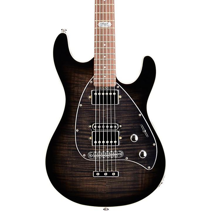 Ernie Ball Music Man Darklord Morse Electric Guitar Black Burst