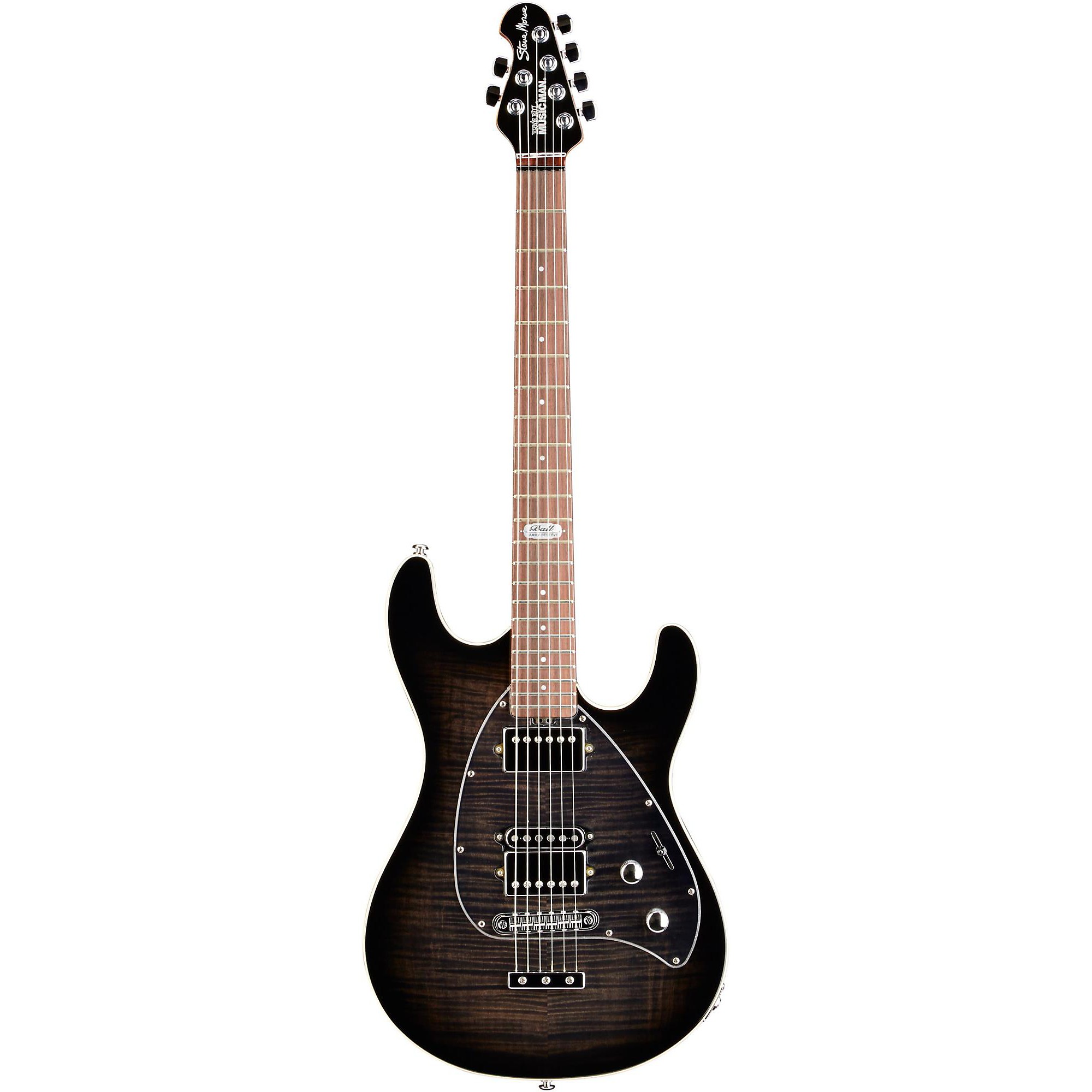 Ernie Ball Music Man Darklord Morse Electric Guitar Black Burst