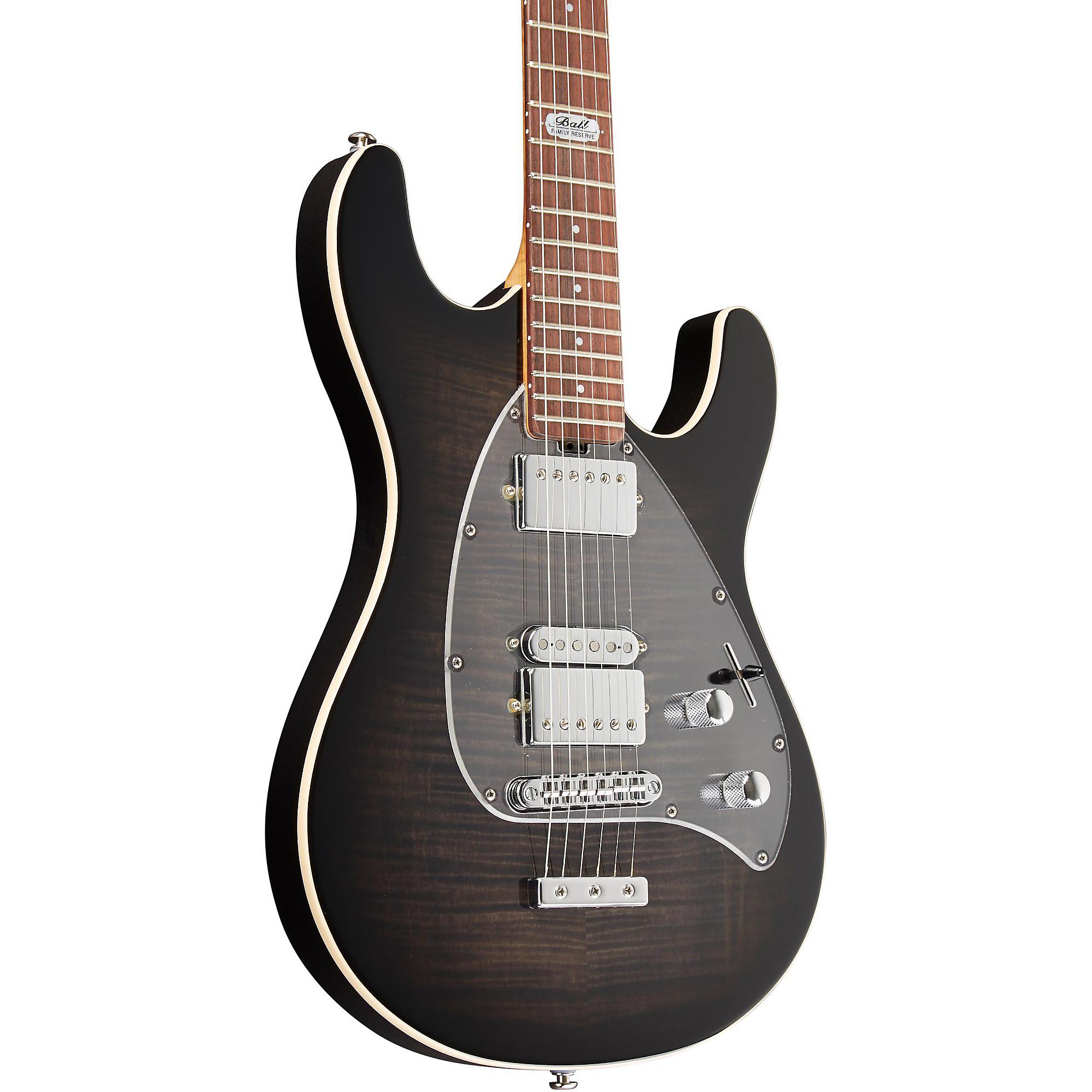 Ernie Ball Music Man Darklord Morse Electric Guitar Black