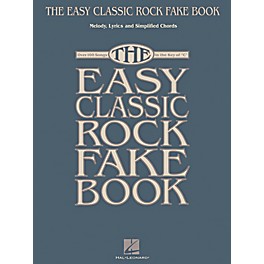 Hal Leonard The Easy Classic Rock Fake Book - Melody, Lyrics & Simplified Chords In Key Of C