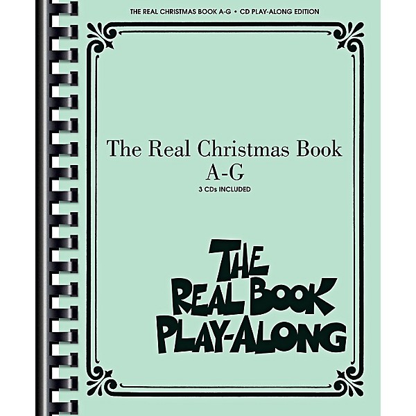 Hal Leonard The Real Christmas Book Play Along A-G Book/3 CD Pack
