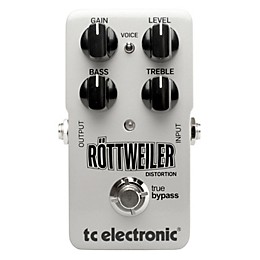 Open Box TC Electronic Rottweiler Distortion Guitar Effects Pedal Level 1