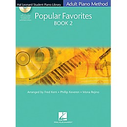 Hal Leonard Student Piano Library Adult Method Popular Favorites Book 2 Book/CD