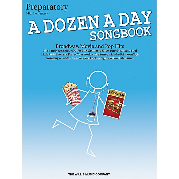 Willis Music A Dozen A Day Songbook - Preparatory Book Mid-Elementary Level for Piano