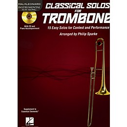 De Haske Music Classical Solos - 15 Easy Solos for Contest and Performance Book/CD Trombone