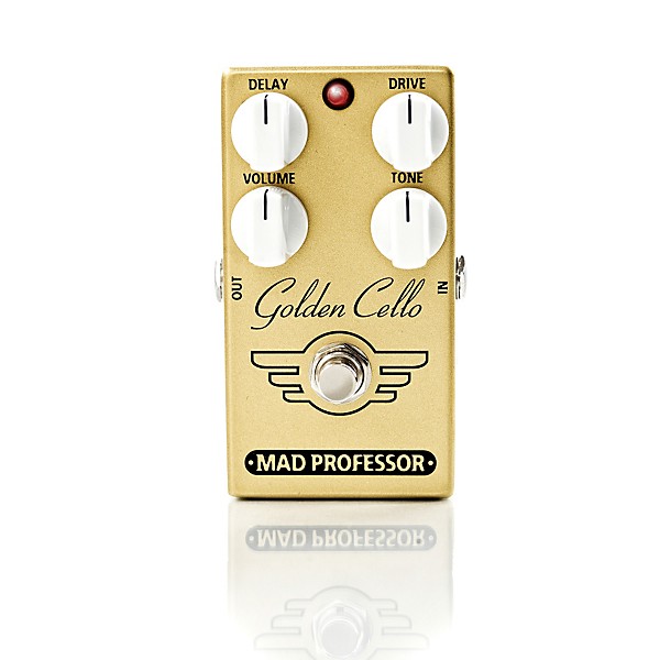 Open Box Mad Professor Golden Cello Combined Delay and Overdrive Guitar Effects Pedal Level 1