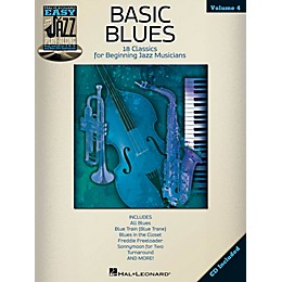 Hal Leonard Basic Blues - Easy Jazz Play-Along Vol. 4 Book/CD