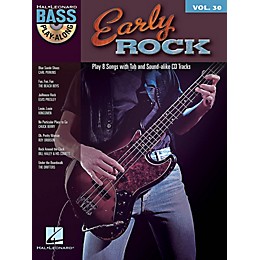 Hal Leonard Early Rock - Bass Play-Along Series Volume 30 Book/CD