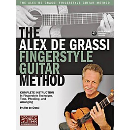 Two Notes AUDIO ENGINEERING The Alex De Grassi Fingerstyle Guitar Method Book/CD