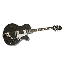 Open Box Epiphone Limited Edition Emperor Swingster Black Royale Electric Guitar Level 1 Black Pearl