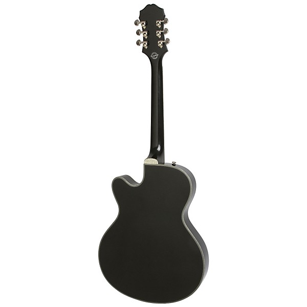 Open Box Epiphone Limited Edition Emperor Swingster Black Royale Electric Guitar Level 1 Black Pearl