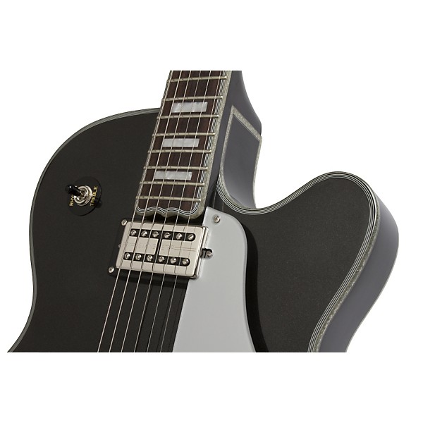 Open Box Epiphone Limited Edition Emperor Swingster Black Royale Electric Guitar Level 1 Black Pearl