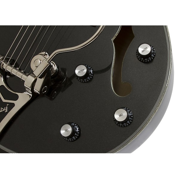 Open Box Epiphone Limited Edition Emperor Swingster Black Royale Electric Guitar Level 1 Black Pearl