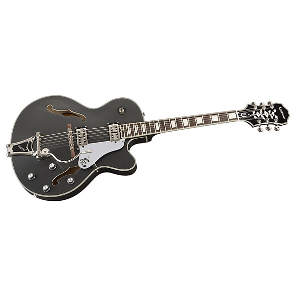 Open Box Epiphone Limited Edition Emperor Swingster Black Royale Electric Guitar Level 1 Black Pearl