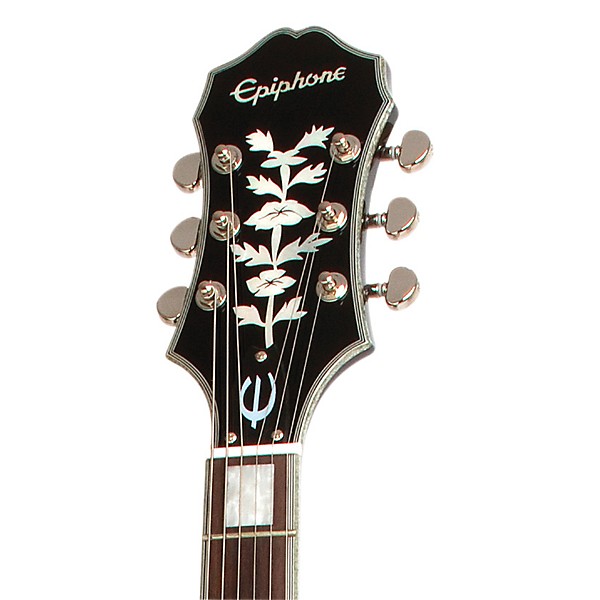 Open Box Epiphone Limited Edition Emperor Swingster Black Royale Electric Guitar Level 1 Black Pearl