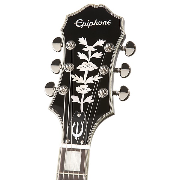 Open Box Epiphone Limited Edition Emperor Swingster Black Royale Electric Guitar Level 1 Black Pearl