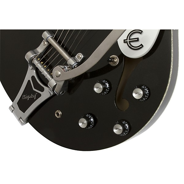Open Box Epiphone Limited Edition Riviera Custom P93 Black